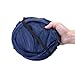 MaidMAX Pop-up Laundry Hamper, 2-Pack Foldable Mesh Sorter Bag Basket with Reinforced Carry Handles, Blue
