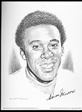 1974 Garry Maddox San Francisco Giants Lithograph