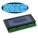 ラブ 2004 年 20 x 4 文字液晶ディスプレイ モジュール W/ブルー バックライト Hd44780 コント ローラー/液晶青白 20 × 4、Arduino 用モジュール/人気 Hd4478