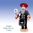 Christmas Smoker - Railway Signal Man (7.5 inches)