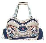 Sweet Morning WI01RA09 Wickeltasche Radio Ga Ga mit Icon-Labels im Inneren, 60 x 32 cm