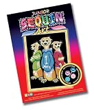 Ksg Arts and Crafts Junior Sequin Art Meerkats Picture Kit