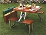 Tailgate Folding Wooden Picnic Table