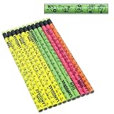 American Manual Alphabet Sign Language Pencil Multi Color Package of 12