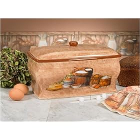 Breakfast Nook Bread Box by Popular Home Collections