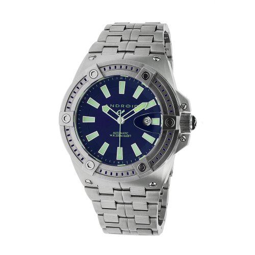 Android Men's Divemaster Predator Automatic Stainless Steel Bracelet Watch