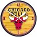 NBA Chicago Bulls Round Clock
