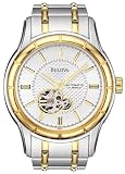 Bulova Mens Self Winding Mechanical Two-Tone Watch 98A110
