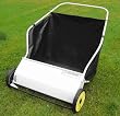 31" Deluxe Push Lawn Sweeper (Black) (42"H x 31"W x 36"D)