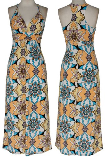 HEART SOUL Stretch Twisted Strap Maxi Dress