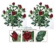 TWO Bundles of 22" Velvet Rose Bushes _ Brand NEW