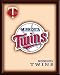 Minnesota Twins WOODEN WALL ART BAR/GAMEROOM/HOME DECOR - POSTER/PRINT