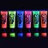 UV Glow Blacklight Face and Body Paint 0.34oz - Set of 6 Tubes - Neon Fluorescent