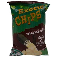 El Puente Exotic Chips Maniok Salz & Pfeffer, 10er Pack (10 x 30 g Packung)