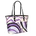 ■【EMILIO PUCCI・エミリオプッチ】レザートリムトートバッグ(ショルダーバッグ)110224