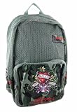 Ed Hardy Scarlet LOVE KILLS SLOWLY Gray Camo Backpack