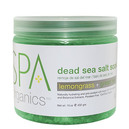 BCL SPA Natural Dead Sea Salt Soak Lemongrass Green Tea (Various Sizes)