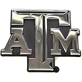 Texas A&M Metal Auto Emblem - Modern "Shadow" Design