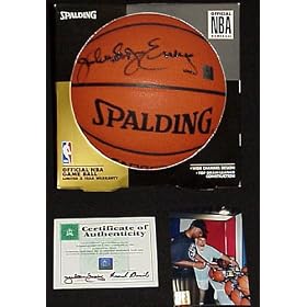 Julius Erving autographed official NBA game basketball
