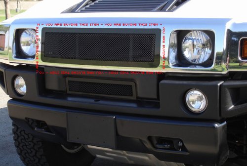 2008-2008 HUMMER H2 BLACK MESH GRILLE GRILL
