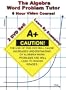 The Algebra Word Problem Tutor - 2 DVD Set - 6 Hour Course - Learn By Examples!