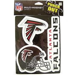 Atlanta Falcons NFL Multi Magnet Sheet 3 Magnets