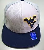 West Virginia Mountaineers Structured Flex Fitted Hat Sixe S/m