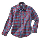 Boys' Shaun White Multi-Color Plaid Long-Sleeve Button Down Shirt