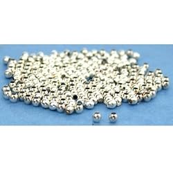 144 Ball Beads Round Stringing Crimping Beading 2mm