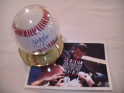 CC SABATHIA SIGNED AUTOGRAPHED NEW YORK YANKEES BASEBALL COA + HOLOGRAM