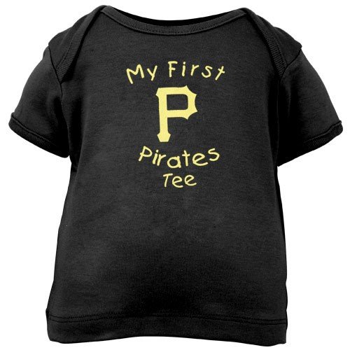 MLB Boys' Pittsburgh Pirates My First Tee (Black, 6-9 Months)