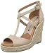 Lucky Women's Larissa Wedge Sandal,Light Tan,7.5 M US