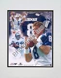 Troy Aikman, Dallas Cowboys (Collage) Double Matted 8 X 10 Photograph (Unframed)