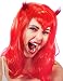 Adult Women's Devil Costume Wig with Horns
