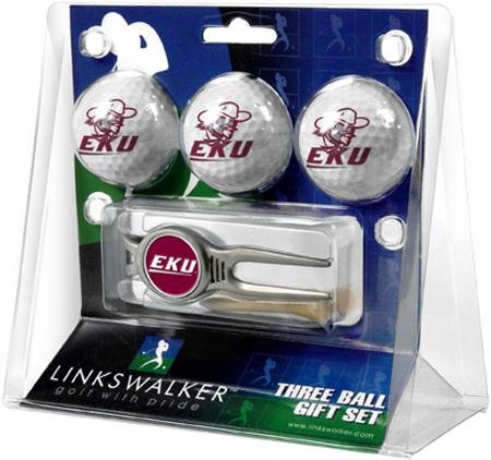 Eastern Kentucky Colonels Ncaa Kool Tool 3 Golf Ball Gift Packs