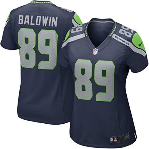 Seahawks 89# Baldwin Womens Seattle Blue American Football Game jersey Medium