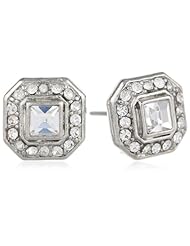 Carolee "Crystal Basics" Cubic Zirconia Square Stud Earrings