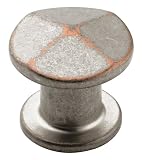 Amerock BP24003-WNC Galleria Signature Knob, 30 mm Diameter, Weathered Nickel Copper