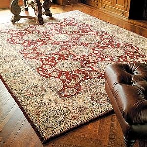 Regal Raj Wool Area Rugs - Red, 5' x 8' - Frontgate
