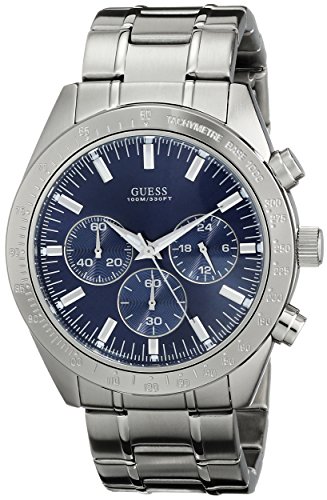 Guess men s u12505g3 classic stainless steel chronograp…