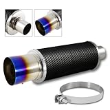 4.5 Universal Titanium Tip with Carbon Fiber Body Muffler by RS Type