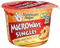 Hamburger Helper Cheeseburger Mac, Microwaveable Cup, 1.6-Ounce Boxes (Pack of 12)