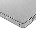 Skinomi Brushed Aluminum Full Body Skin Compatible with Microsoft Surface Pro 3 (Full Coverage) TechSkin with Anti-Bubble Clear Film Screen Protector
