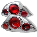 00-02 Mitsubishi Eclipse Euro Taillights - Chrome 