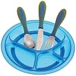 Gerber Graduates BPA Free Toddler Feeding Set, 3 Piece, Colors May Vary
