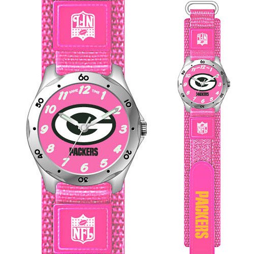 Game Time Kids' NFL Green Bay Packers Future Star Series Pink Watch #FF1-GB