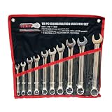 Grip 10 pc Combination Wrench Set SAE