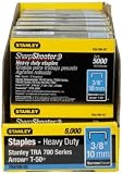 Stanley TRA704-5C 5,000 Units 1/4-Inch Heavy Duty Staples