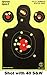 Splatter Spots Silhouette Targets, 12 x 18-Inch (10 Pieces)