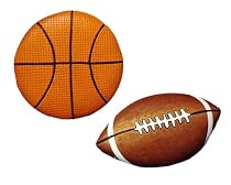 Lets Play Ball Wall art 2 Basketball for Boys